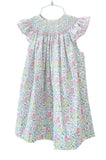 Secret Garden Floral Smocked Helen Dress