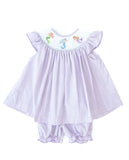 Mermaids Smocked Annabelle Bloomer Set