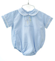 The Baby Brother Stork Bubble is a keepsake outfit designed to be cherished for generations