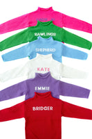 Bright Red Personalized Knit Sweater