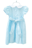 The Classic Blue Smocked Dress is made with heirloom-quality craftsmanship, designed to last through generations.