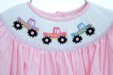Monster Trucks Smocked Helen Dress