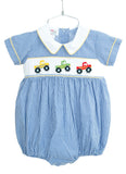 Monster Trucks Smocked Henry Bubble