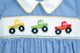 Monster Trucks Smocked Benjamin Jonjon