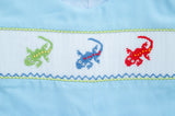 Lizards Smocked Benjamin Jonjon