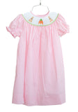 Easter Bunny and Carrots Smocked Helen Dress
