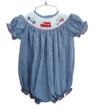 First Responders Smocked Birdie Bubble