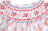 Americana Smocked Birdie Bubble