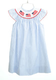 Flags Smocked Helen Dress