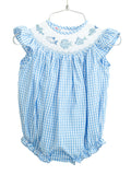 Blue Fish Smocked Birdie Bubble