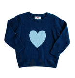 Navy Heart Jacob Sweater