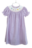 Rainbow Hearts Smocked Helen Dress