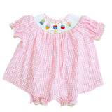 Buoys Smocked Annabelle Bloomer Set