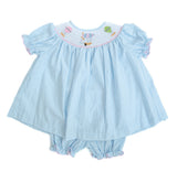 Hot Air Balloons Smocked Annabelle Bloomer Set