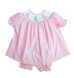 Cowgirl Boots Smocked Annabelle Bloomer Set