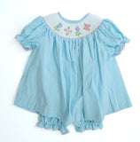 Hydrangeas Smocked Annabelle Bloomer Set