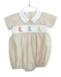 Cowboy Boots Smocked Henry Bubble