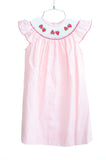 Strawberries Smocked Helen Dress