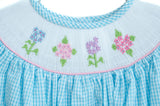 Hydrangeas Smocked Helen Dress
