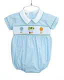 Hot Air Balloons Smocked Henry Bubble
