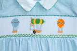 Hot Air Balloons Smocked Benjamin Jonjon