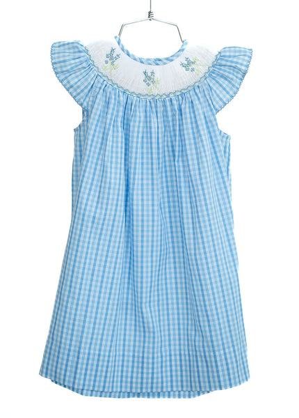 Smocked Bluebonnet Dress for Girls I Ruth and Ralph Smocked Bluebonnet Dress for Girls I Ruth and Ralph