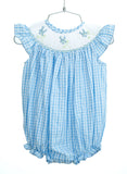 Bluebonnets in Spring Smocked Birdie Bubble