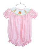 Easter Bunny and Carrots Smocked Birdie Bubble