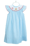 Baseball Smocked Helen Dress