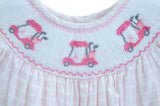 Pink Golf Smocked Birdie Bubble