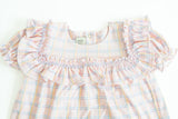 Pink Easter Plaid Mary Bloomer Set