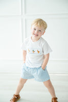 Ducks Smocked Beau T-Shirt/Shorts Set