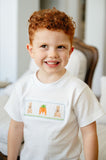 Easter Bunny and Carrots Smocked Beau T-Shirt/Shorts Set
