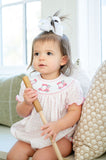 Pink Golf Smocked Birdie Bubble