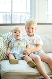 Easter Bunny and Carrots Smocked Henry Bubble