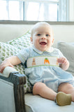 Easter Bunny and Carrots Smocked Henry Bubble