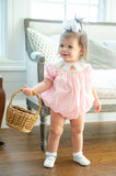 Easter Bunny and Carrots Smocked Birdie Bubble