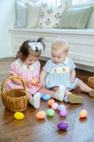 Easter Bunny and Carrots Smocked Henry Bubble