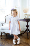 Purple Floral Front Button Dress