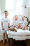Blue Golf Smocked Beau T-Shirt/Shorts Set