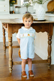 Easter Bunny and Carrots Smocked Benjamin Jonjon