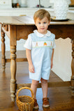 Easter Bunny and Carrots Smocked Benjamin Jonjon