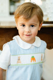 Easter Bunny and Carrots Smocked Benjamin Jonjon