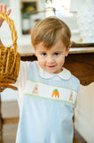 Easter Bunny and Carrots Smocked Benjamin Jonjon