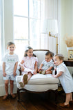 Blue Golf Smocked Beau T-Shirt/Shorts Set