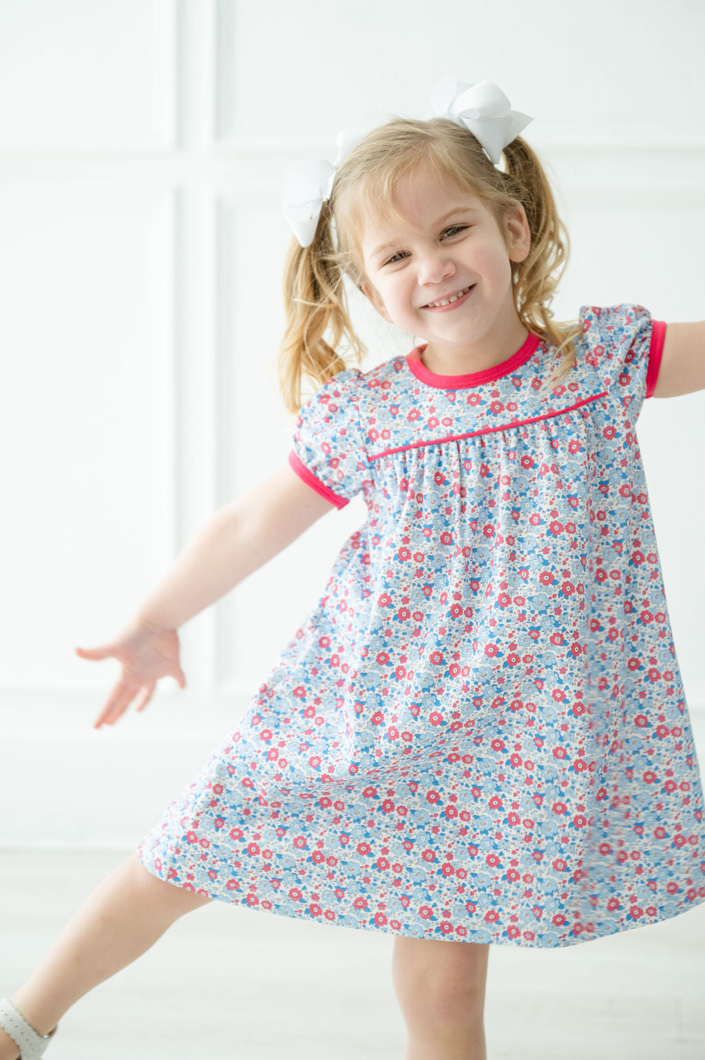 white christmas dresses Dorothy Pima Cotton Dress – Alpaca Collections main image 1