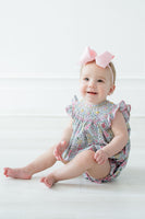 Secret Garden Floral Smocked Birdie Bubble