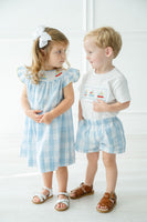 Sailboats Smocked Helen Dress