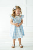 Sailboats Smocked Helen Dress