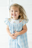 Sailboats Smocked Helen Dress